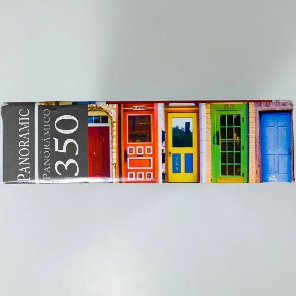 Panoramic Colorful Doors 350 Piece Puzzle